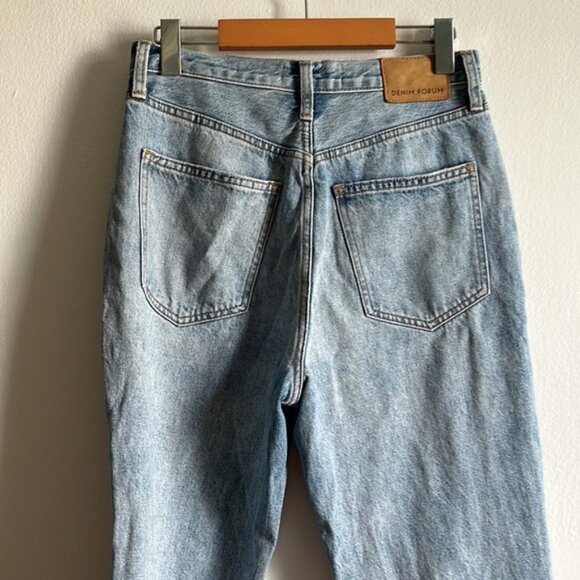 Aritzia Denim Forum The Joni High Rise Loose Straight Leg Distressed Jean - Picture 5 of 11